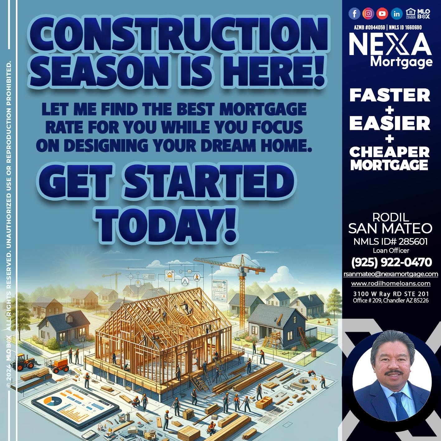 CONSTRUCTION - Rodil San Mateo -Loan Officer